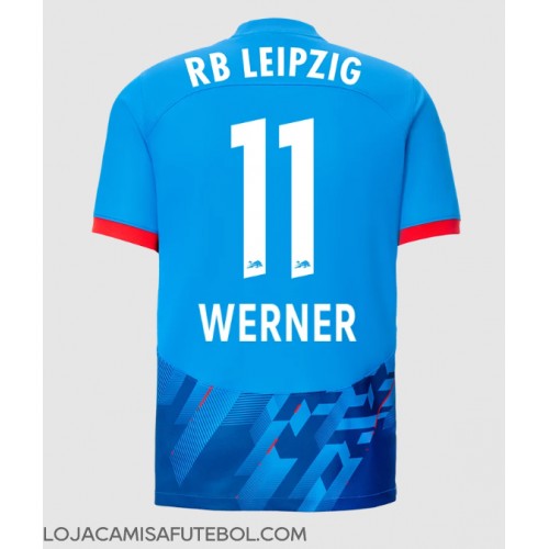Camisa de Futebol RB Leipzig Timo Werner #11 Equipamento Alternativo 2023-24 Manga Curta